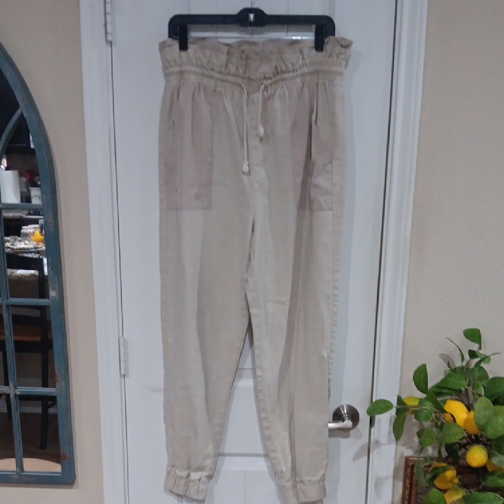 Blank NYC Cream Trousers